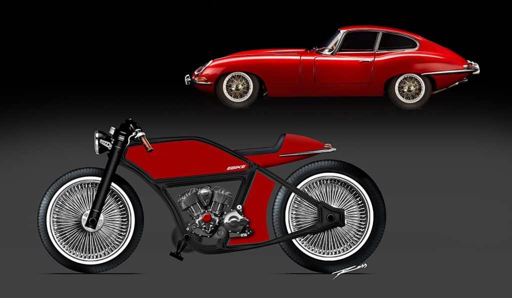 Kingryde eBike inspired by Jaguar